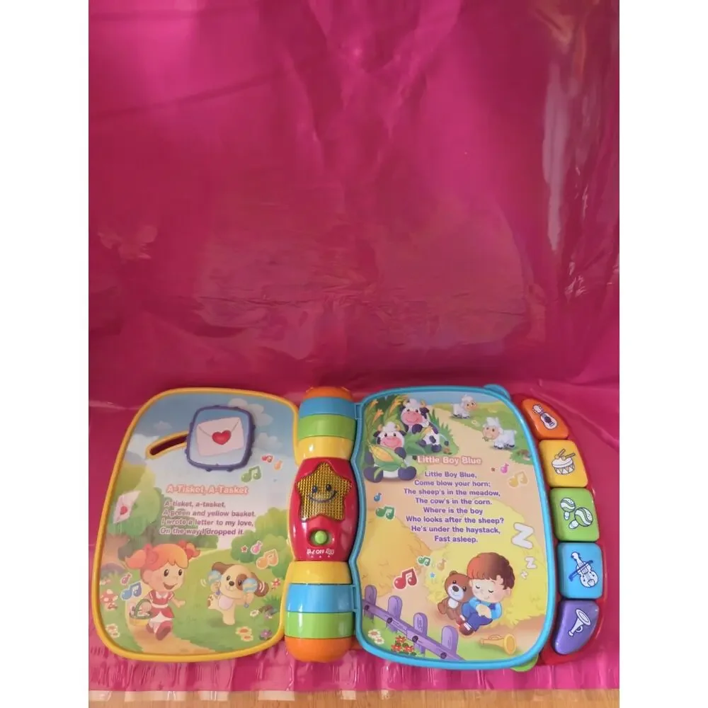 VTECH Storytime Rhymes Musical book toy Tested/Works